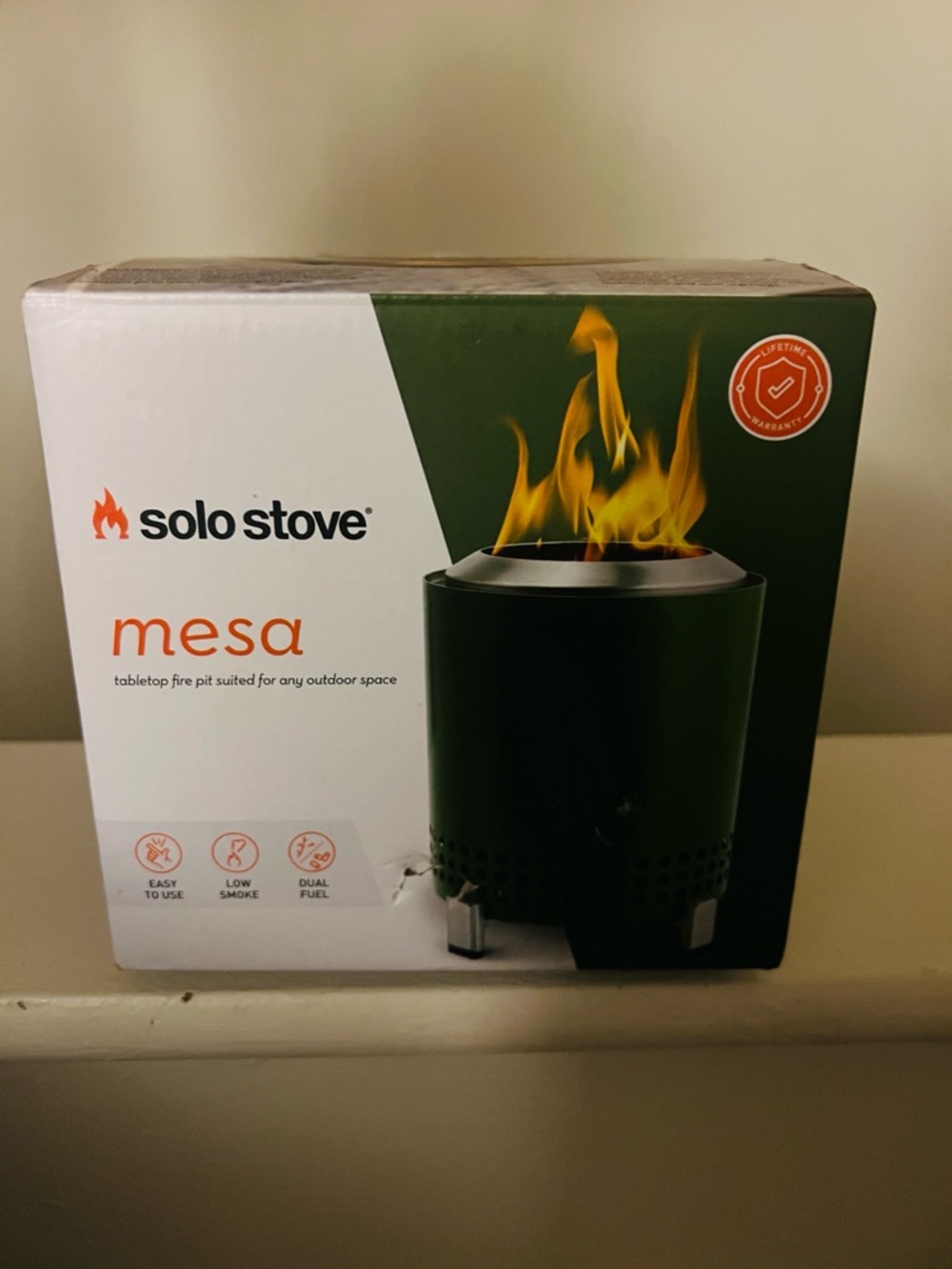 Solo Stove Mesa Tabletop Fire Pit — Green